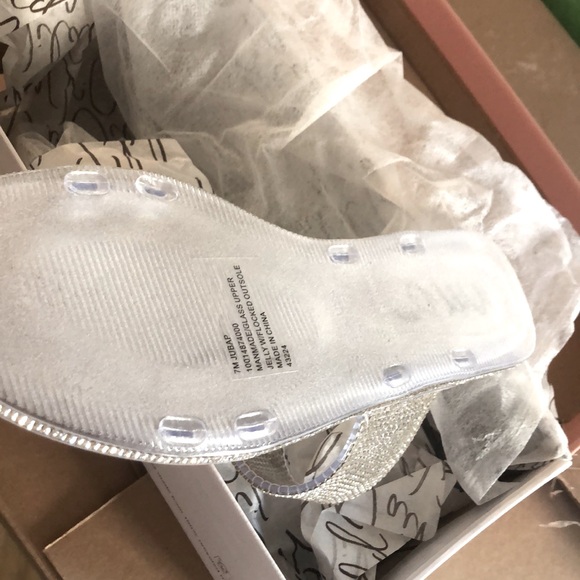 NIB [Wild Pair] Juba Jewel Embellished Slide Jelly Sandals Womens Multiple Sizes - Picture 8 of 9